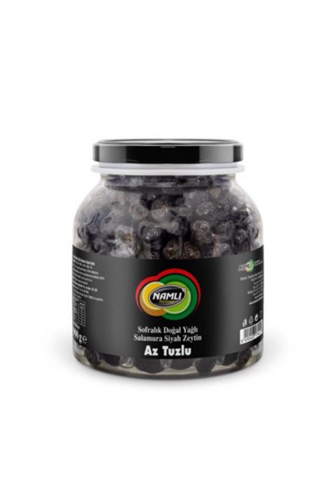 Namlı Az Tuzlu Siyah Zeytin 900 Gr
