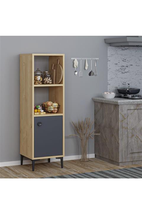 DemonteDekor Antrasit Alone Mutfak Dolabı