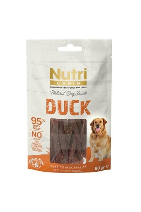 Nutri Canin Ördekli Tahılsız Köpek Ödül Maması 80 Gr