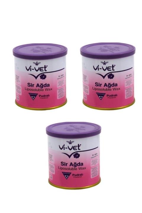 Vivet Sir Ağda Konserve Pudralı 240 Ml 3'lü Set