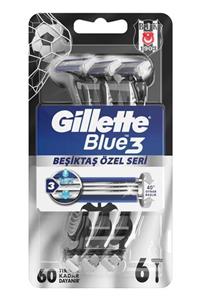 Gillette Gilette Blue 3 Beşiktaş Traş Bıçağı 6 Lı