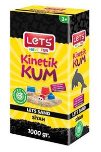 Lets Kinetik Kum 1000 Gr. Siyah Karton Kutu