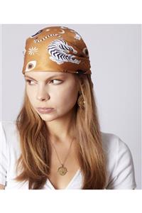 EREDUA Wild&free Bronze Maxi Bandana Fular Eşarp