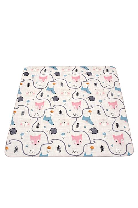 HAMUR Trace 150x150 cm Oyun Matı Bebek Ve Çocuk Halısı Yollar