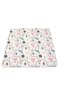 HAMUR Trace 150x150 cm Oyun Matı Bebek Ve Çocuk Halısı Yollar