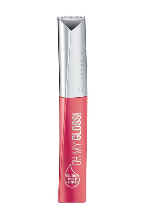 RIMMEL LONDON Ruj - Oh My Gloss! Oil Tint - Shade 500 Pop Poppy 3614223132676
