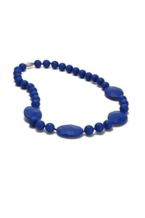 Chewbeads Diş Kaşıyıcı-Perry Kolye/Kobalt Mavi /