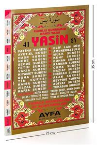 Ayfa Basın Yayın Yasin Kitabı - Cami Boy - 128 Sayfa - Fihristli - Ayfa Yayınevi - Mevlid Hediyeliği