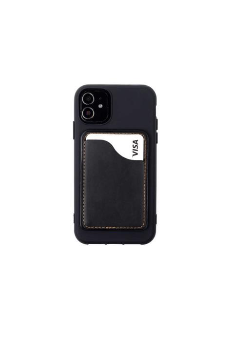 noktaks Apple Iphone 11 Uyumlu  Cep Telefonu Arkasına Yapışabilen Mıknatıslı Para,kart Tutucu