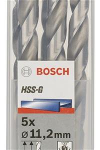 Bosch Gümüş Renk Hss g 11,2x142 mm 5'li Metal Matkap Ucu