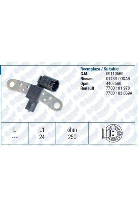 FAE Krank Mılı (eksantrık) Sensoru Duster Logan Arena