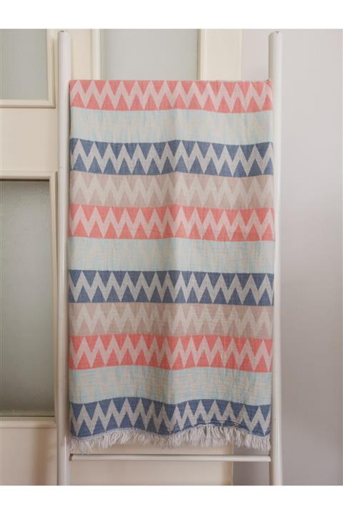 Melis Home Pamuk Peştemal Plaj Havlusu Çift Katlı