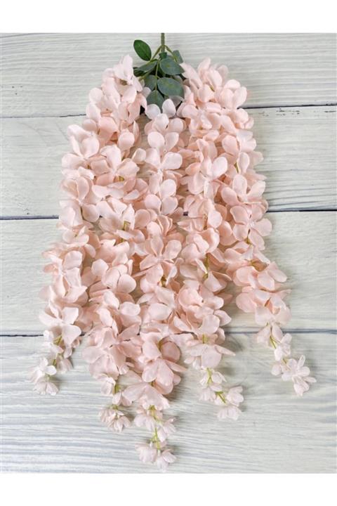 Nettenevime Yapay Çiçek Sarkan Ortanca Çiçeği 60 Cm Pudra
