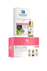 Bioder Tüm Cilt Tiplerine Uygun Tüy Azaltıcı Karınca Yumurtası Yağı 30 ml + Tüy Azaltıcı Yüz Serum 3x5 ml