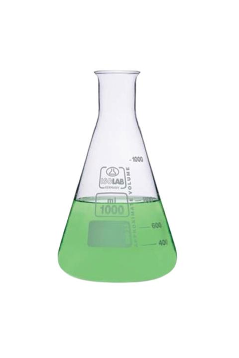 ISOLAB 027.01.050 Erlen Cam  Orta Boyun  50 ml 10 Adet
