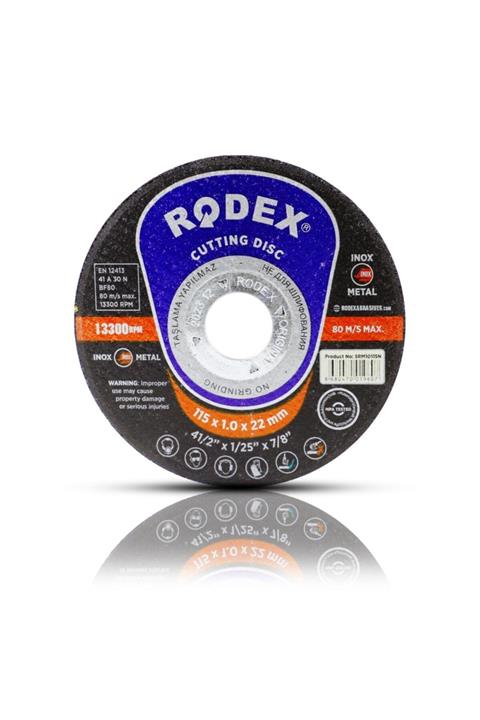 Rodex Spiral Taşlama Inox Metal Kesici Taş Diski 115x1 mm