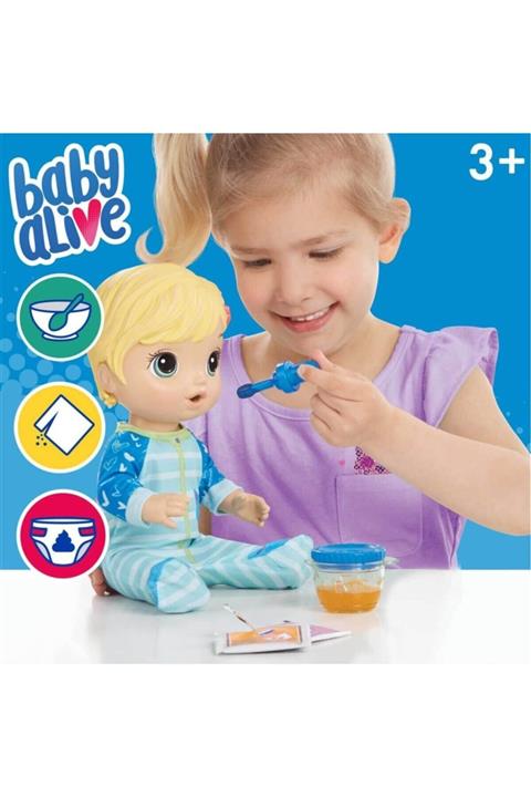 Burnis Toy Lina Oyuncak Baby Alive Bebeğim Hasta Oldu Sarışın 5