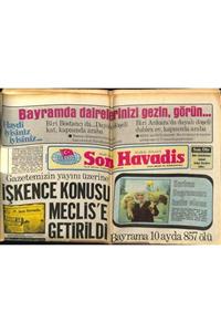 Gökçe Koleksiyon Son Havadis Gazetesi 11 Kasım 1978 - Hamiyet Yüceses Türk Hafif Müziği , Sezen Aksu Da Klasik Söyley