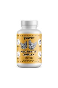 Pawer Milk Thistle Complex Kedi Ve Köpekler Için Çiğnenebilir Tablet