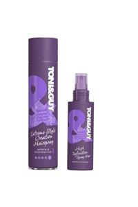 Toni&Guy Tonı & Guy Extreme Style Stil Oluşturma Saç Spreyi Yüksek Tutuş 250 Ml+ Wax Spray 150 Ml