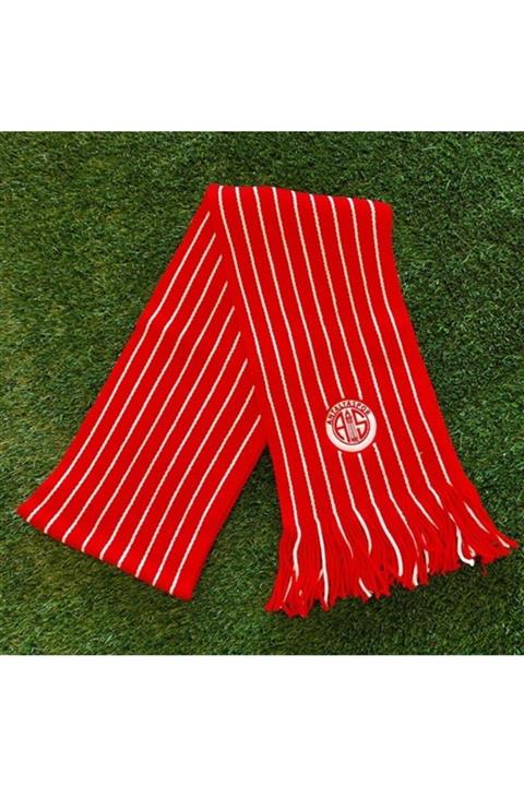 Antalyaspor Store Çizgili Örgü Atkı