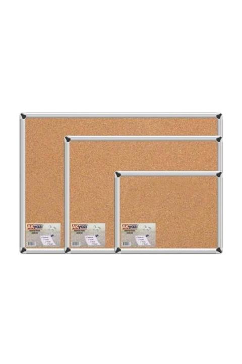 AKYAZI Duvara Monte Mantar Pano Alüminyum Çerçeve 60x180