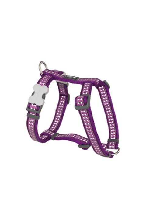 RedDingo Harness Reflective Bones Purple