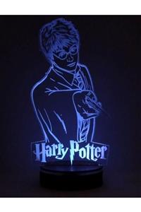 Tablo Art House Harry Potter 3d 3 Boyutlu Led Lamba Masa Lambası