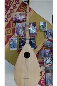 Murat Saz Evi Kısa Sap Mat Maun Bağlama