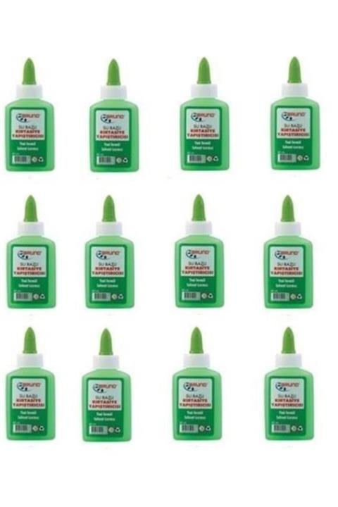 Bruno Sıvı Yapıştırıcı Su Bazlı 60 Ml Yeşil (12 Li)