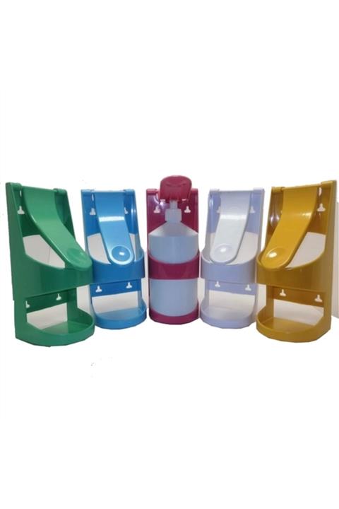 Karlobi Kırmızı Renkli 1 Lt. Dezenfektan Dispanseri (dirsek Basmalı)