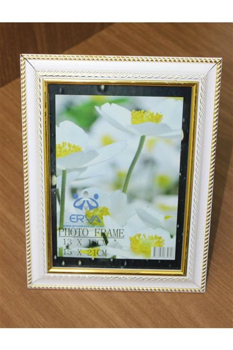 KOZART Beyaz Gold Çerçeve 10x15
