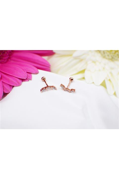 Minimalist Ellipse Tragus Piercing Küpe