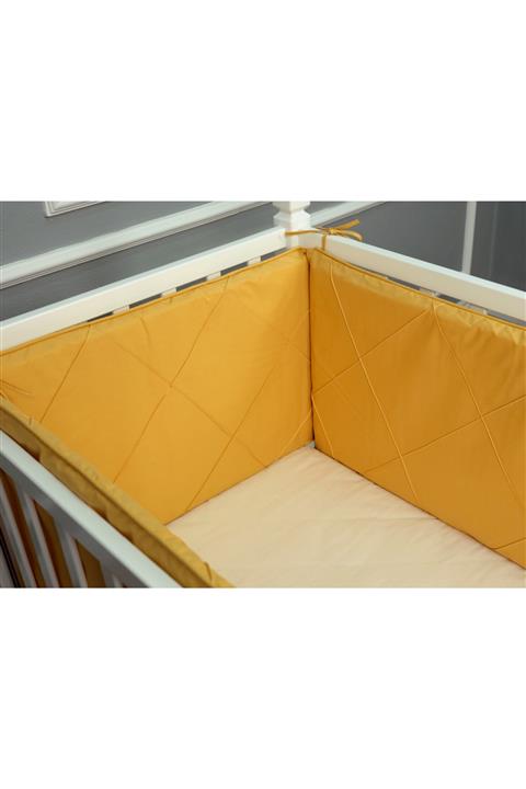 MAYA BABY Klasik Yan Koruma Seti 4 Parça 60x120 Hardal