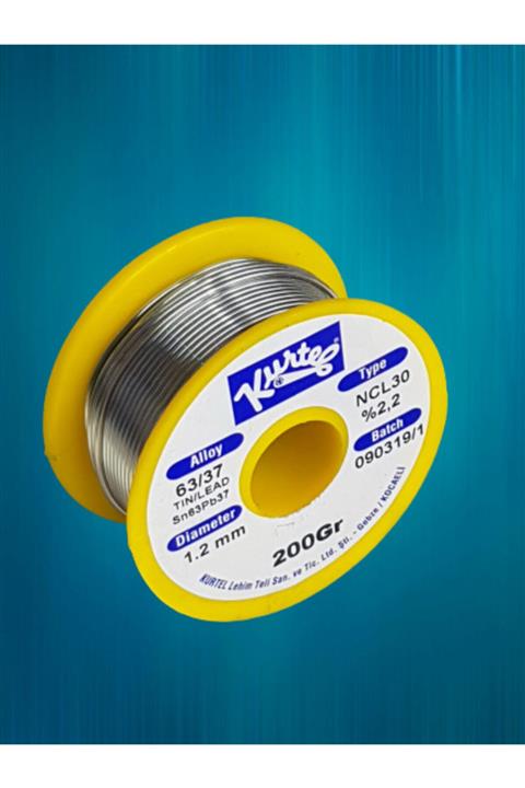 Kurtel Sn63pb37 No Clean Lehim Teli 1,2 mm 200g