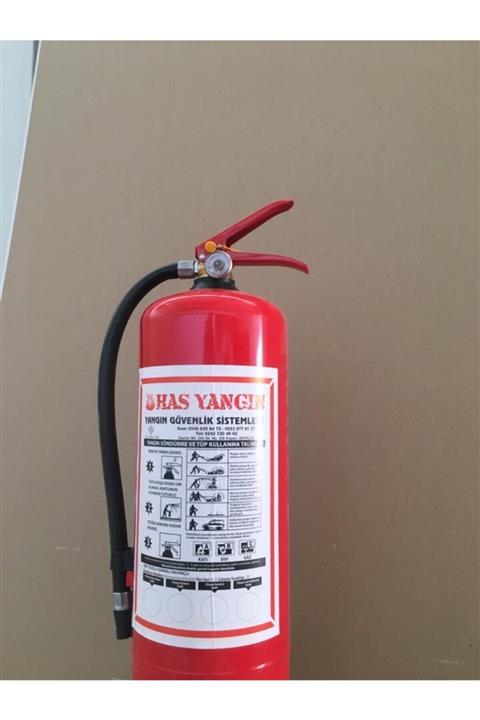 HAS YANGIN 6 Kg Yangın Tüpü Köpüklü (5 YIL KULLANIM SÜRESİ)