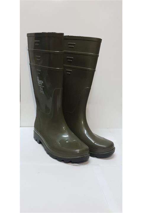Beta Force Unisex Yeşil Uzun Boy Su Geçirmez Kırılmaya Dayanıklı Çizme