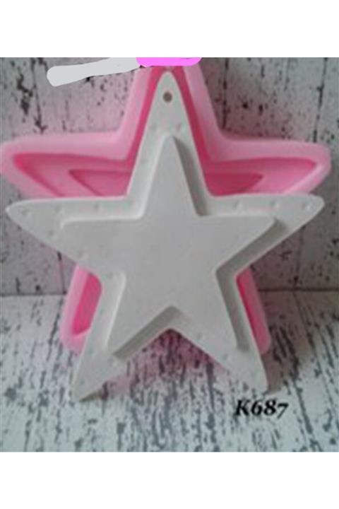 DERYA DESİNG ART Yıldız Tabanlık Silikon Kalıp