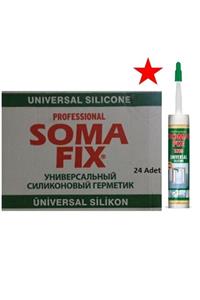 Somafix 24 Adet 320 gr Siyah Asetik Genel Amaçlı Silikon