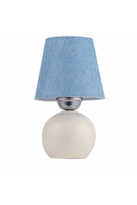 NisaLuce Nisa Luce Bodrum Seramik Abajur - Mavi
