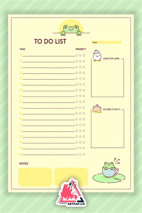 artpap Haftalık Planlayıcı Defter 15*21cm 50 Yaprak