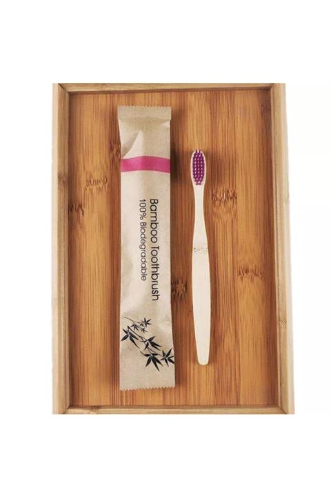 Bambo Nature Doğal Bambu Diş Fırçası - Pembe
