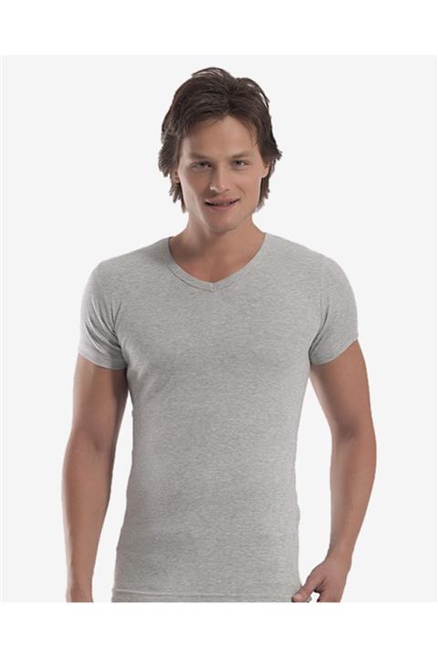 Öztaş Underwear Erkek Ribana V Yaka Fanila 3'lü