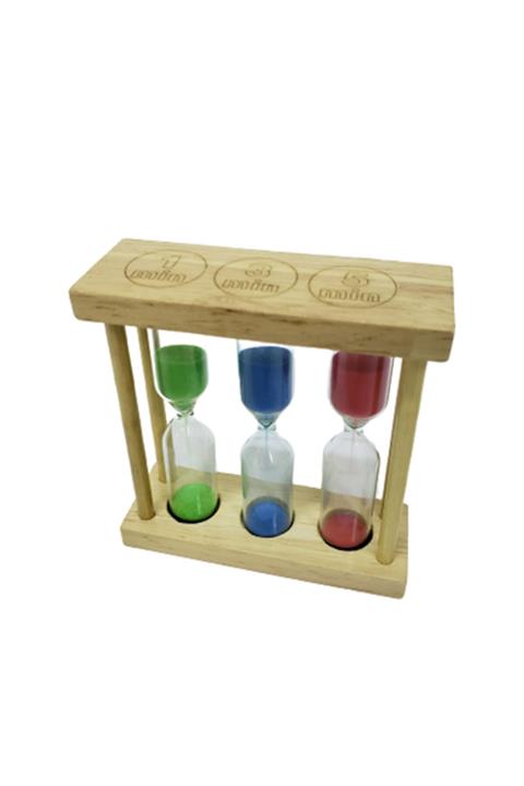 ema Toptan 3lü Ahşap Kum Saati