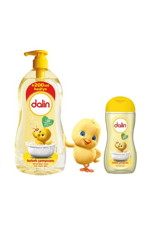Dalin Bebek Şampuanı & 200 Ml Seyahat Boy Bebek Şampuanı 900 ml