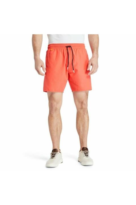 Timberland Erkek Mercan Rengi Sunapee Lake Logo Deniz Şortu Tb0a2dh98011