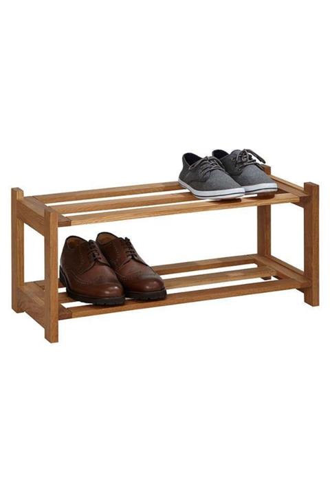 fidensa Kahverengi Ahşap Ayakkabılık