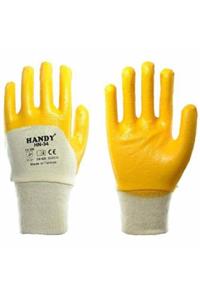 Handy Hn-34 Plus Nitril Kaplamalı Sarı Iş Eldiveni 1 Çift