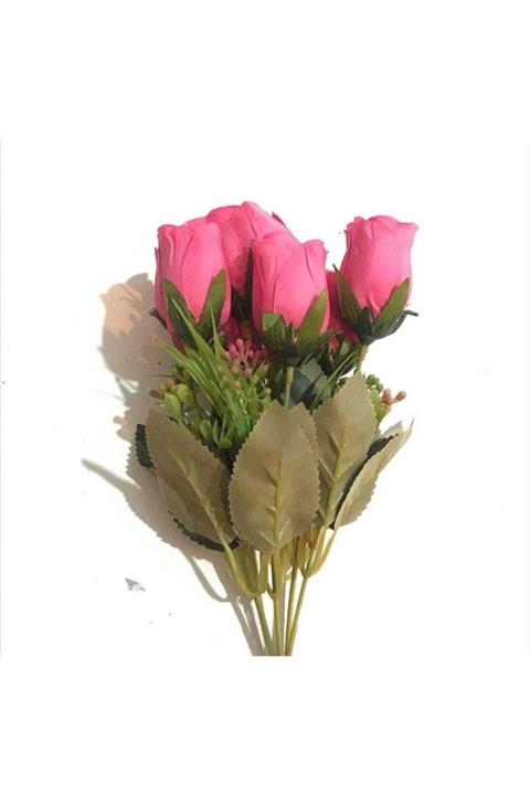 DEMİRTAŞ KALIP Fuşya 5 Kafa Lale Demeti