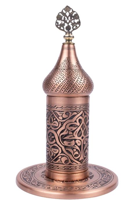 HASBEDESTEN Bakır Kalemlik Obje Hediyelik Oyma